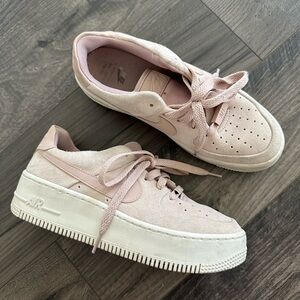 Women's Platform Air Force 1s
